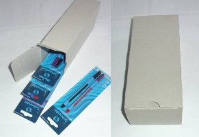 verpackte Produkte in Transportbox (Karton)